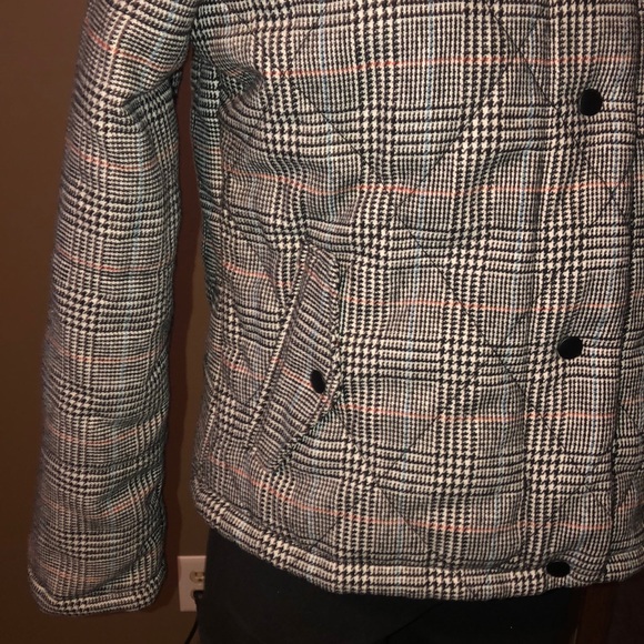 a new day houndstooth puffy jacket small - Picture 4 of 8